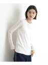 【SALE/37%OFF】シアーフライスレイヤード 【セットアイテム】 THE SHOP TK ザ ショップ ティーケー トップス カットソー・Tシャツ ブラッ...
