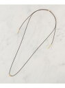 【SALE/20%OFF】コードチョーカーネックレス Dessin デッサン アクセサリー・腕時計 ネックレス ゴールド【RBA_E】[Rakuten Fash...