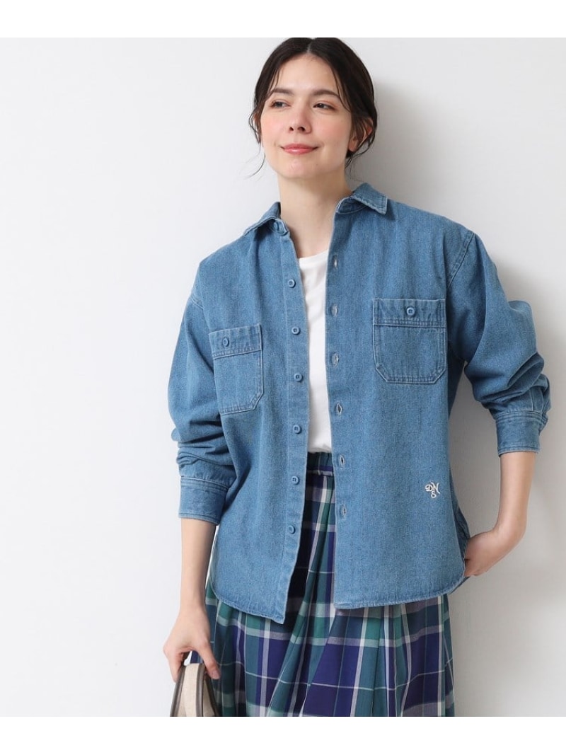 【SALE/52%OFF】【ユニセックス】デニムシャツ(10オンス) Dessin デッサン トップス シャツ・ブラウス ネイビー ブルー【RBA_E】【送料無...