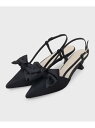 【SALE/70%OFF】【大草直子さんコラボ】2WAYリボン付パンプス OPAQUE.CLIP オペークドットクリップ シューズ・靴 パンプス ピンク ブラッ...