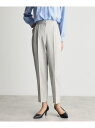 【SALE/20%OFF】【ONOFF活躍/セレモニー/通勤】杢調カルゼテーパードパンツ/洗える THE SHOP TK ザ ショップ ティーケー パンツ その...