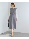 【SALE/53%OFF】ベルト付き袖プリーツサックワンピース grove グローブ ワンピース・ドレス その他のワンピース・ドレス ベージュ グレー ブラック...