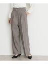 【SALE/30%OFF】【ONOFF活躍/セレモニー/通勤】CAVIAN タックワイドパンツ/洗える THE SHOP TK ザ ショップ ティーケー パンツ...