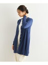 【ウール混】バックリボン ロングカーデ LAURA ASHLEY ローラ アシュレイ トップス カーディガン ベージュ ブラック ブルー【送料無料】[Rakut...
