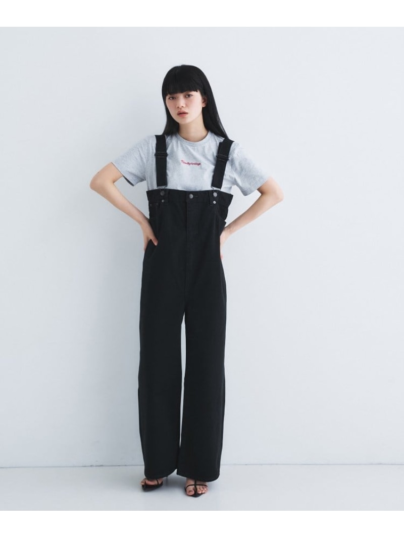 WORLD ONLINE STORE楽天市場店の【SALE／50%OFF】Le minor｜SALOPETTE CODE A コードエー オールインワン・オーバーオール オーバーオール・サロペット ブラック【RBA_E】【送料無料】[Rakuten Fashion]｜アングル2