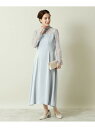 【SALE/30%OFF】【結婚式・パーティに】サテン*レースワンピース<ドレスコレクション> ITS' DEMO イッツデモ ワンピース・ドレス その他のワン...