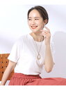 【SALE/30%OFF】【洗える】やっぱりこれが使える! プレーンTシャツ SHOO・LA・RUE シューラルー トップス カットソー・Tシャツ ホワイト ベ...