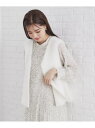 【SALE/30%OFF】フェザーペプラムジレ【洗濯機洗い可】 index インデックス トップス ベスト・ジレ ホワイト グレー ベージュ【RBA_E】【送料...