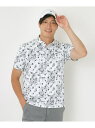 【UVカット・吸水速乾】デジタルペイズリーポロシャツ adabat アダバット トップス ポロシャツ ワインレッド ブラック ホワイト【先行予約】*【送料無料】...
