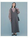 【SALE/30%OFF】バッククロスジャンスカ/洗濯機OK THE SHOP TK ザ ショップ ティーケー ワンピース・ドレス その他のワンピース・ドレス ...