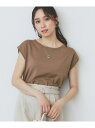 《XS-LLサイズ》フレンチスリーブニット【洗濯機洗い可/抗ピル】 index インデックス トップス ニット ホワイト ブラック グリーン[Rakuten F...