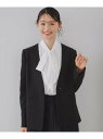 【SALE/30%OFF】《通勤・セレモニー/セットアップ対応》Vネックジャケット/ダブルクロス【洗濯機洗い可】 OPAQUE.CLIP オペークドットクリップ...