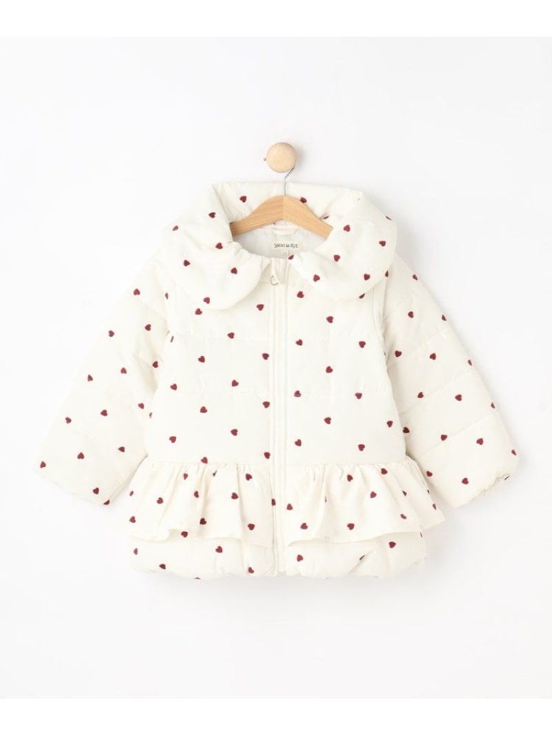 【100-150cm/撥水】GIRLS中綿アソートブルゾン SHOO・LA・RUE シューラルー ジャケット・アウター ブルゾン・ジャンパー パープル ホワイト...