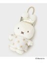 【miffyコラボ】70THドールチャーム OPAQUE.CLIP オペークドットクリップ 財布・ポーチ・ケース その他の財布・ポーチ・ケース ホワイト ブラッ...