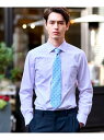 ワイドカラークレリックドレスシャツ DRESSTERIOR ドレステリア スーツ・フォーマル Yシャツ・カッターシャツ パープル【送料無料】[Rakuten F...