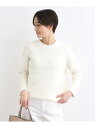 【SALE/80%OFF】【春のトレンド!】フリンジボーダーニット INDIVI インディヴィ トップス ニット ネイビー ホワイト【RBA_E】[Rakute...