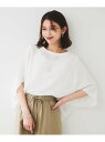 【UVカット/接触冷感/吸水速乾/ストレッチ性】ドルマンプルオーバー UNTITLED アンタイトル トップス カットソー・Tシャツ ブラック ホワイト グレー...