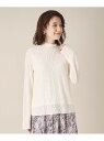 【SALE/50%OFF】【洗濯機OK】レースプルオーバー ITS' DEMO イッツデモ トップス カットソー・Tシャツ ブルー ブラック ホワイト【RBA_...