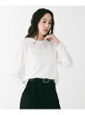 【SALE/60%OFF】ジョーゼットロゴプルオーバー UNTITLED アンタイトル トップス カットソー・Tシャツ ブラック ホワイト グレー【RBA_E】...