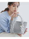 【SALE/20%OFF】2WAYフリルショルダーバッグ index インデックス バッグ トートバッグ グレー ピンク ブラック【RBA_E】[Rakuten...