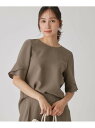 【SALE/24%OFF】【洗える/日本製/清涼感/セットアップ可】袖デザインブラウス COUP DE CHANCE クード シャンス トップス シャツ・ブラウ...