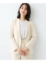 【SALE/5%OFF】【洗える/UVケア/スーツ】ストレッチテーラードカラージャケット INDIVI インディヴィ スーツ・フォーマル セットアップスーツ ネ...