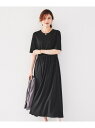 【SALE/70%OFF】【ジャージ素材/5分袖】異素材ドッキングワンピース UNTITLED アンタイトル ワンピース・ドレス その他のワンピース・ドレス ブ...