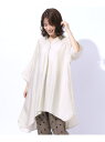 【SALE/10%OFF】【高レビュー/S-LL/洗える/体型カバー】大人のためのスキッパーチュニック SHOO・LA・RUE シューラルー ワンピース・ドレス...