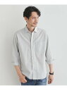 【SALE/30%OFF】ハイブリッド リネン 7分袖 シャツ TAKEO KIKUCHI タケオキクチ トップス シャツ・ブラウス グリーン ブルー ワインレ...
