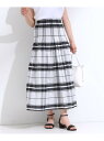 【SALE/20%OFF】【リバーシブル】柄が目を惹く シャーリングフレアスカート SHOO・LA・RUE シューラルー スカート ロング・マキシスカート ベー...