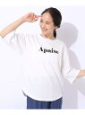 【SALE/50%OFF】【洗える/綿100%/プチプラ】アウトも決まる ラウンドヘム プリントTシャツ SHOO・LA・RUE シューラルー トップス カット...