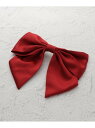 【SALE/10%OFF】BIGリボンバレッタ Grandedge エスペランサ ヘアアクセサリー その他のヘアアクセサリー グレー レッド【RBA_E】[Ra...