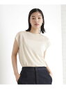 ラメシアーフレンチ袖トップス【セットUP可/洗濯機OK】 THE SHOP TK ザ ショップ ティーケー トップス ニット グリーン ブラック ホワイト【送料...