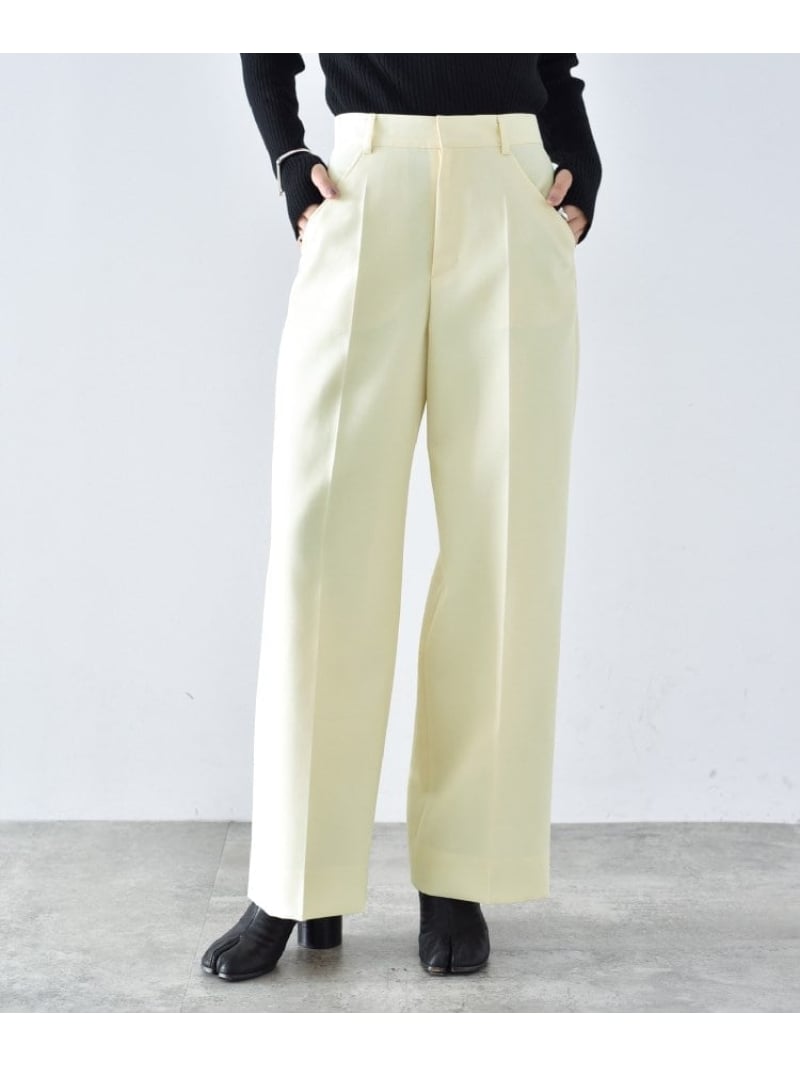 CODE A ｜ high waist trousers DRESSTERIOR ドレステリア パンツ その他のパンツ イエロー ブラック【..