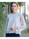 【SALE/40%OFF】【通勤/セレモニー/洗える】オーガニックコットンレースブラウス DRESSTERIOR ドレステリア トップス シャツ・ブラウス ブラ...