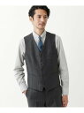 【THE FLAGSHIP】矢絣 ストライプ べスト TAKEO KIKUCHI タケオキクチ パンツ その他のパンツ ネイビー グレー【送料無料】[Rakut...