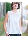【SALE/32%OFF】【コットン100%/洗える】パネルレースブラウス DRESSTERIOR ドレステリア トップス シャツ・ブラウス ブラック ホワイト...