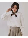 【SALE/20%OFF】ボリュームスリーブトップス【洗濯機洗い可】 OPAQUE.CLIP オペークドットクリップ トップス カットソー・Tシャツ グレー ホ...