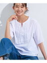 【SALE/5%OFF】【洗える】胸元タックフリルブラウス INDIVI インディヴィ トップス シャツ・ブラウス グレー ホワイト ブラック ブルー【RBA_...