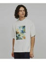 【SALE/51%OFF】モザイクアブストTシャツ tk.TAKEO KIKUCHI ティーケータケオキクチ トップス カットソー・Tシャツ ブラック ホワイト...