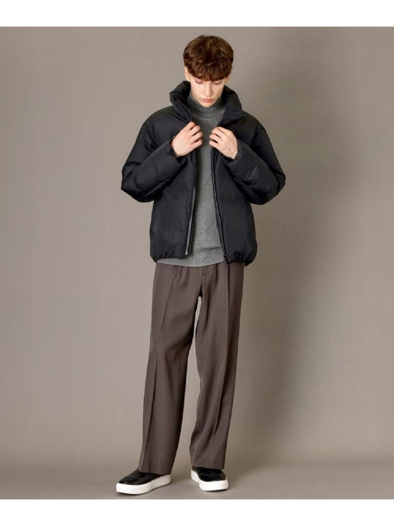 【700フィルパワー/高品質ダウン】ファンクショナル ハイネックダウン DRESSTERIOR ドレステリア ジャケット・アウター ダウンジャケット・ダウンベスト ブラック【送料無料】[Rakuten Fashion]