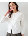 【SALE/30%OFF】【11色展開/コットン100/アンサンブル可能】クルーカーディガン UNTITLED アンタイトル トップス カーディガン ブラック ...
