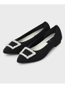 【SALE/40%OFF】【軽い!柔らかい!】ビジューニットパンプス UNTITLED アンタイトル シューズ・靴 パンプス ブラック【RBA_E】【送料無料】...