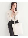 【SALE/30%OFF】【A4】一枚革風カクシボトートバッグ SHOO・LA・RUE シューラルー バッグ トートバッグ ホワイト ブラック グレー【RBA_...