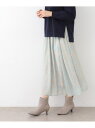 【SALE/30%OFF】【同柄アイテムあり】ナンテール柄 シフォンフレアスカート LAURA ASHLEY ローラ アシュレイ スカート その他のスカート ネ...