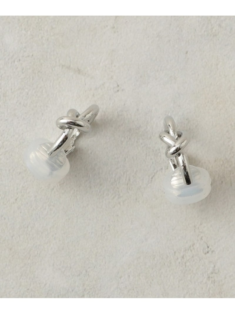 ノットメタルイヤリング OPAQUE.CLIP オペークドットクリップ アクセサリー・腕時計 イヤリング・イヤーカフ シルバー ゴールド[Rakuten Fashion](4)