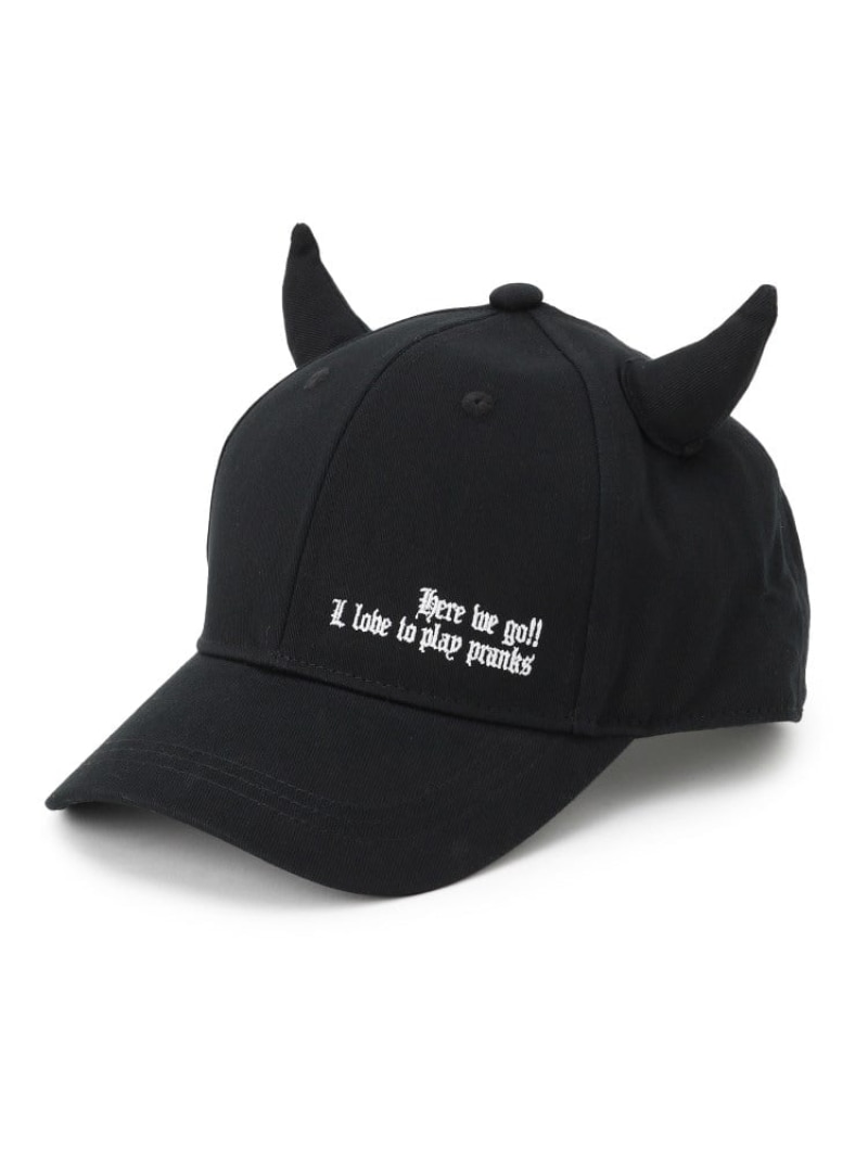 ツイルツノキャップ SHOO・LA・RUE シューラルー 帽子 キャップ ブラック パープル[Rakuten Fashion]