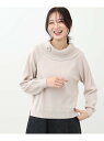 【SALE/50%OFF】【春SALE/手洗い可】華やかオフタートルニット Reflect リフレクト トップス ニット ブラウン パープル ピンク グレー【R...