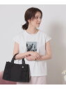 【SALE/20%OFF】【手洗い可】フォトフレンチTシャツ ITS' DEMO イッツデモ トップス カットソー・Tシャツ ブルー ブラック ピンク ホワイト...