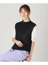 【SALE/60%OFF】【洗える/日本製/ラメ混】ニットベスト COUP DE CHANCE クード シャンス トップス ニット ベージュ パープル ブラック...